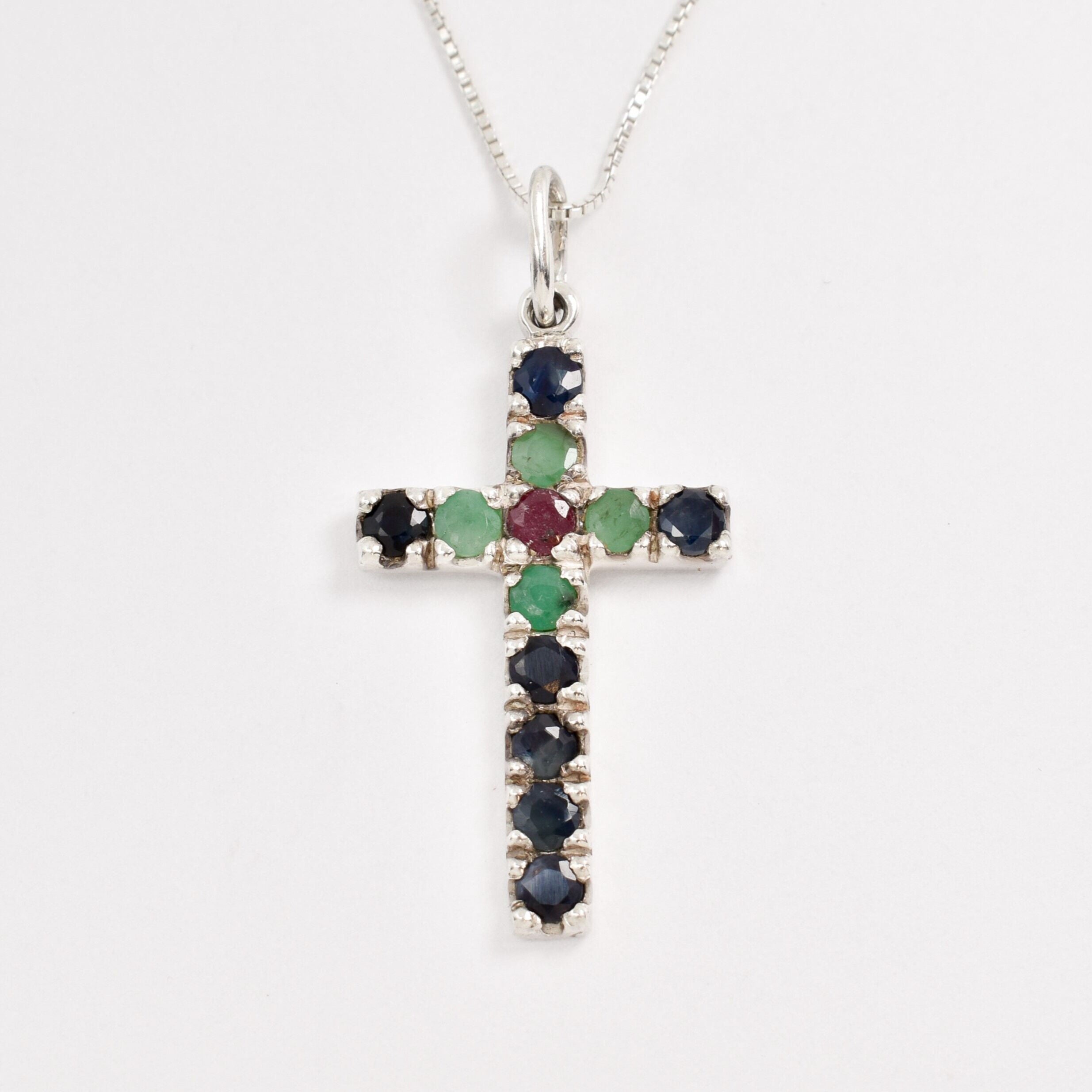 Natural Sapphire Pendant made in 925 Sterling Silver with Round Natural Blue Sapphire in Prong setting, September Birthstone gift idea, symbolizes sincerity, truth, and faithfulness, ideal for everyday wear and perfect for birthday gifting and special occasions.