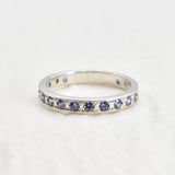 2430-R-cTAN: Sterling Silver 925 Created Tanzanite