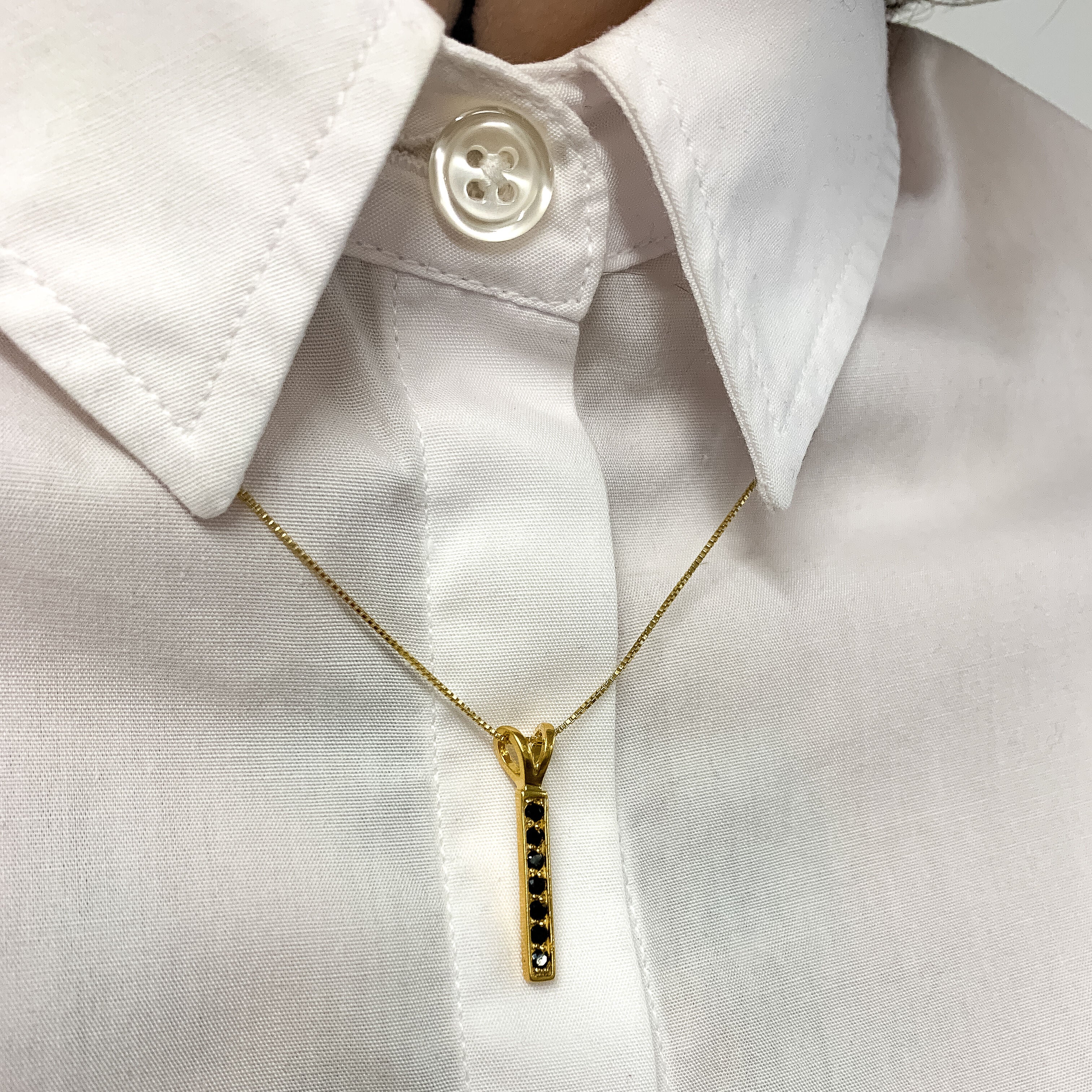 2430-P-nONY: Gold Vermeil 18k Natural Onyx