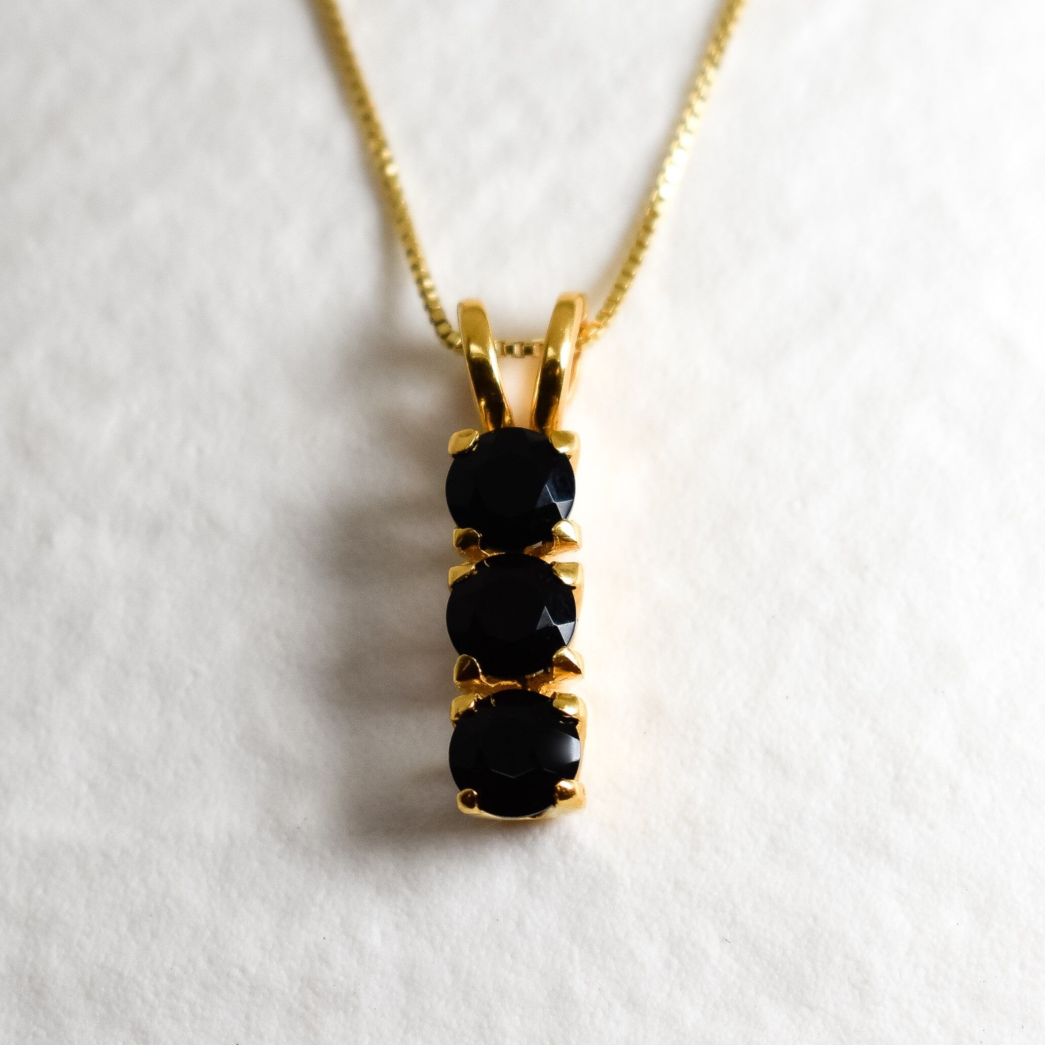 2104-P-nONY: Gold Vermeil 18k Natural Onyx