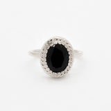 2350-R-nONY: Sterling Silver 925 Natural Onyx