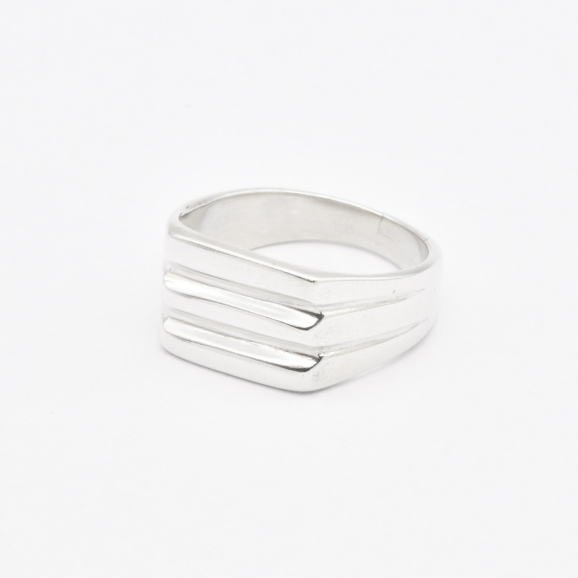 Triple Band Ring, Wide Silver Ring, Silver Triple Band, Statement Ring, Geometric Ring, Unique Ring, Solid Silver Ring, 925 Sterling Silver