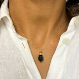 2183-1-P-nONY: Gold Vermeil 18k Onyx