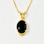 2183-1-P-nONY: Gold Vermeil 18k Onyx