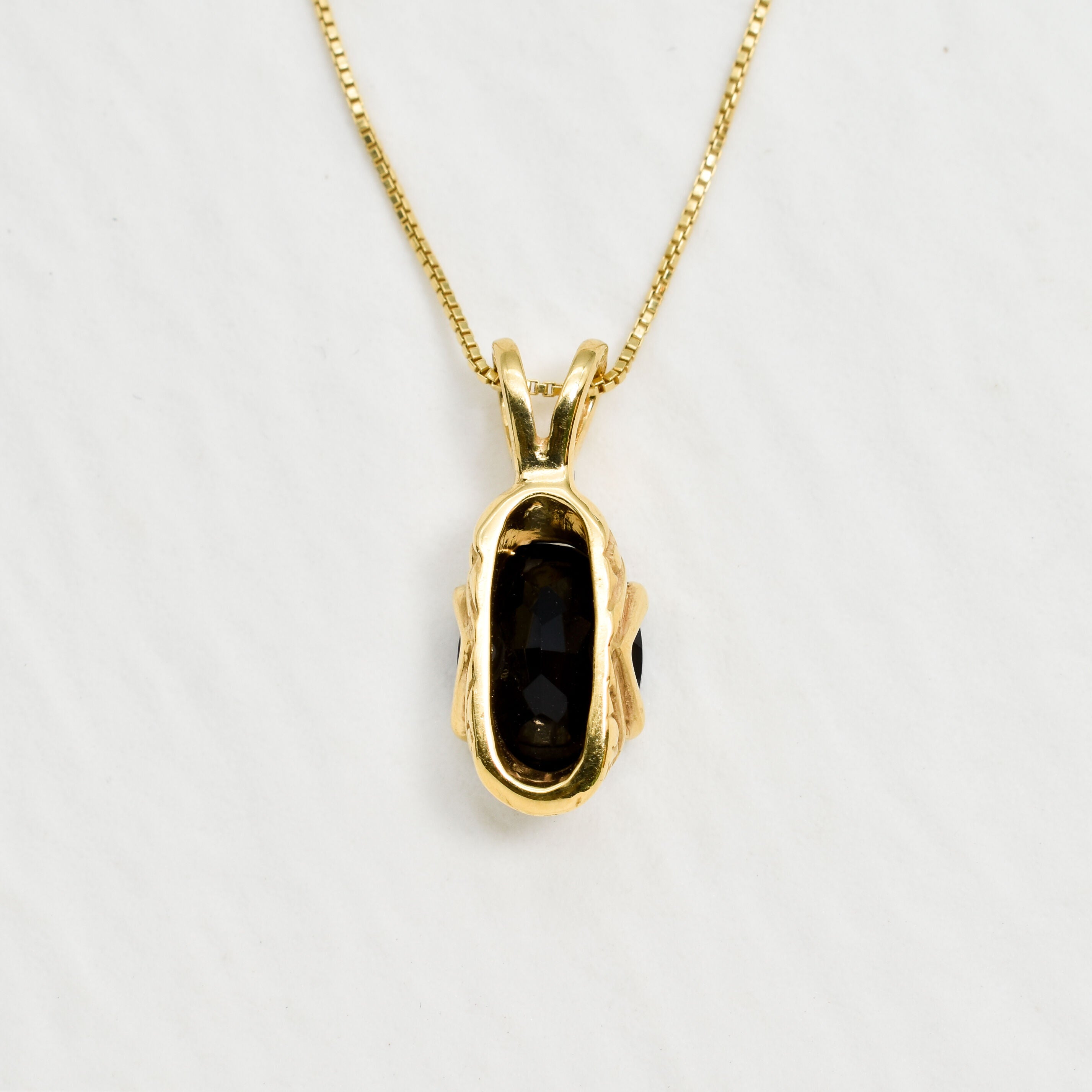 2183-1-P-nONY: Gold Vermeil 18k Onyx