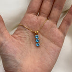 2104-p-cBTT: Gold Vermeil 18k Blue Topaz