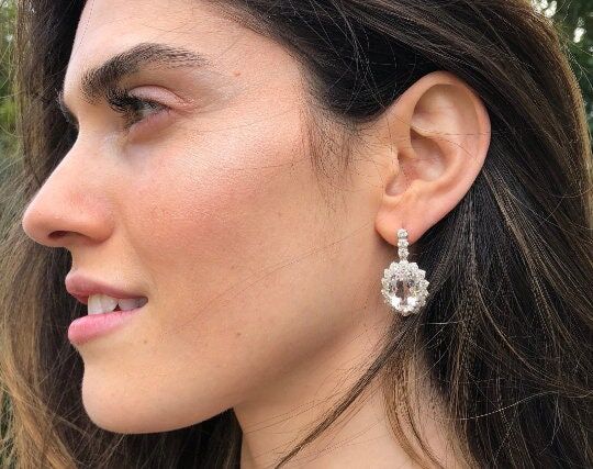 Amethyst Earrings, Natural Amethyst Earrings, Pink Tourmaline Earrings, Peridot Earrings, Princess Di Earrings, Silver Earrings, Amethyst