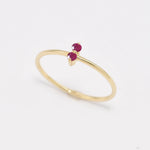YR-999-R-nRUB-Y: 14k Yellow Gold Natural Ruby
