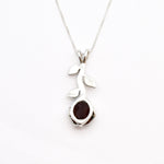 2848-P-nGAR: Sterling Silver 925 Garnet 10x8mm Oval