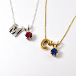 TE-2910/1: Sterling Silver 925 Garnet 5mm