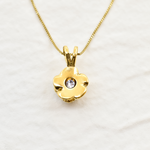 2316-P-cCZZ: Gold Vermeil 18k CZ 5mm