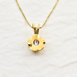 2316-P-cCZZ: Gold Vermeil 18k CZ 5mm