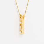 2104-P-cCZZ: Gold Vermeil 18k CZ 5mm