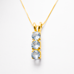 2104-P-nBTT: Gold Vermeil 18k Blue Topaz 5mm