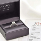 1 Carat Pavé Diamond Ring - Solid White Gold Ring - Diamond Engagement Ring