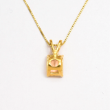 Adina Stone material options for 925 Sterling Silver, 18K Yellow Gold Vermeil, 18K White Gold Vermeil, 18K Rose Gold Vermeil.