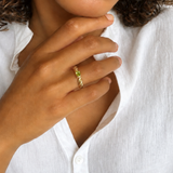 Ideal gifting ideas, Adina Stone Jewelry comes in a luxury cardboard box ready for gifting, green sustainable jewelry box.