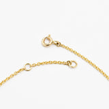 18k Gold Coin Necklace - Certified Diamond Pendant - Minimalist Gold Charm Necklace