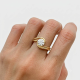 Certified 1 Carat Natural Diamond - Solid 14k Gold Ring - Natural Solitaire Diamond
