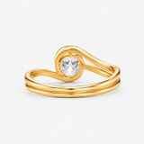 Certified 1 Carat Natural Diamond - Solid 14k Gold Ring - Natural Solitaire Diamond