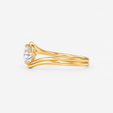 Certified 1 Carat Natural Diamond - Solid 14k Gold Ring - Natural Solitaire Diamond
