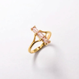 Adina Stone material options for 925 Sterling Silver, 18K Yellow Gold Vermeil, 18K White Gold Vermeil, 18K Rose Gold Vermeil.