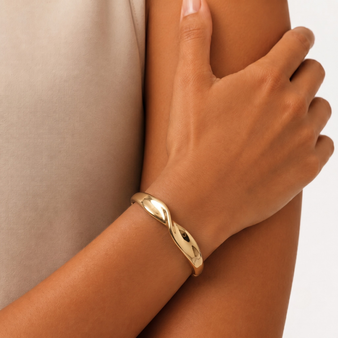 18k gold vermeil jewelry piece, polished everyday wear—ideal for birthday gifting and special occasions.