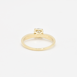 CERTIFIED 1 Carat Diamond Ring - Solid 14k Gold Ring - Real Diamond Engagement Ring