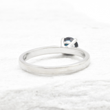 Real Sapphire Gold Ring - Certified Sapphire Ring - 18k Solid Gold Ring