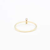 Certified Diamond Ring - Solid 14k Gold Ring - Real Ruby Ring