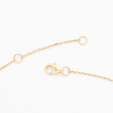 CERTIFIED Natural Diamond Necklace – 14k Solid Gold Necklace – Real Gold Diamond Dainty Necklace