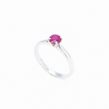 Genuine Ruby Ring - 18k Solid Gold Ring - Certified Ruby Gold Ring
