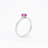 Genuine Ruby Ring - 18k Solid Gold Ring - Certified Ruby Gold Ring