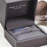 CERTIFIED Diamond Gold Ring - Solid 14k Rose Gold Ring - Dainty Diamond Engagement Ring