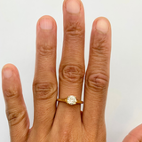 Certified Diamond Engagement Ring - 1 Carat Diamond Ring - Solid Gold Diamond Ring