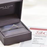 CERTIFIED Real Diamond Ring - Solid 14k Rose Gold Ring - Genuine Diamond Engagement Ring