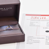 Real Sapphire Gold Ring - Certified Sapphire Ring - 18k Solid Gold Ring