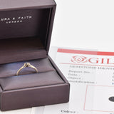 Genuine Sapphire Ring - Solid 18k Gold Ring - Sapphire Solitaire Ring