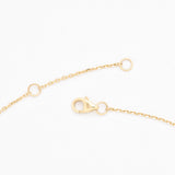 Certified Gold Emerald Necklace - Genuine Emerald Necklace - Solid 14k Gold Necklace