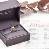Certified Diamond Engagement Ring - 1 Carat Diamond Ring - Solid Gold Diamond Ring