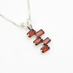 Garnet pendant perfect for January birthstone gift giving