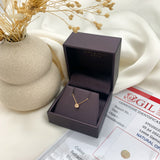 Real Gold Opal Necklace - Dainty Opal Necklace - Rose Gold Opal Necklace