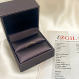 Diamond Gold Ring - Genuine Blue Diamond Ring - Solid Gold Ring