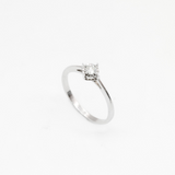 Natural Diamond Ring - Certified Engagement Ring - Real Gold Diamond Ring