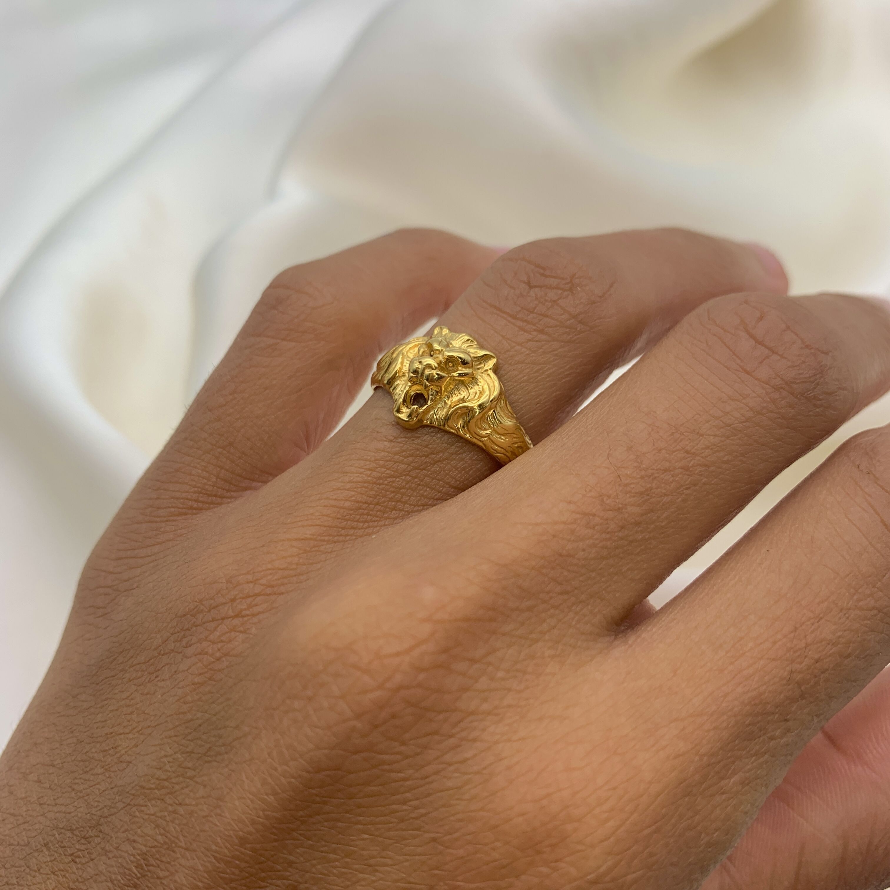 Lion Ring, Silver Lion Ring, Solid Silver Ring, Lion Head Ring, Leo Ring, Majestic Lion Ring, Anima Jewelry, Roaring Lion Ring, Vintage Ring(1)