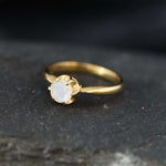 Moonstone birthstone ring making a cherished gift for birthdays or anniversaries.