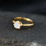 Moonstone birthstone ring making a cherished gift for birthdays or anniversaries.