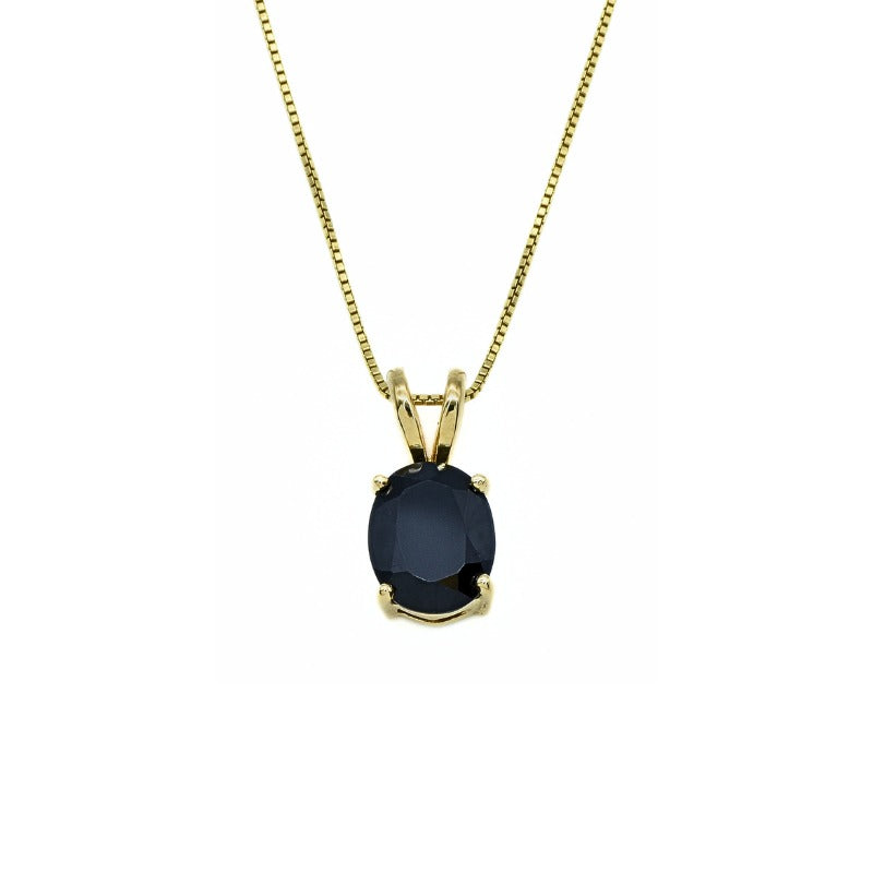 Elegant oval diamond cut onyx pendant for a timeless and refined jewelry style.