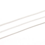 Sterling Silver Dainty Box Chain