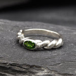 Unique green gem makes it a lovely birthstone accessory.